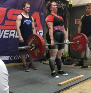 Danielle Bond USAPL deadlift 7 2017