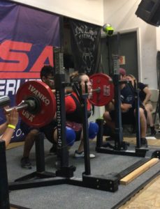 Danielle Bond USAPL squat 7 2017